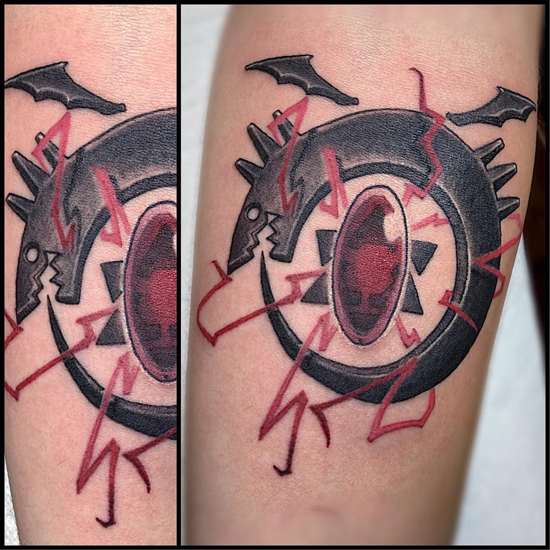 Epic Metal Alchemist Ouroboros Tattoo Fullmetal Alchemist