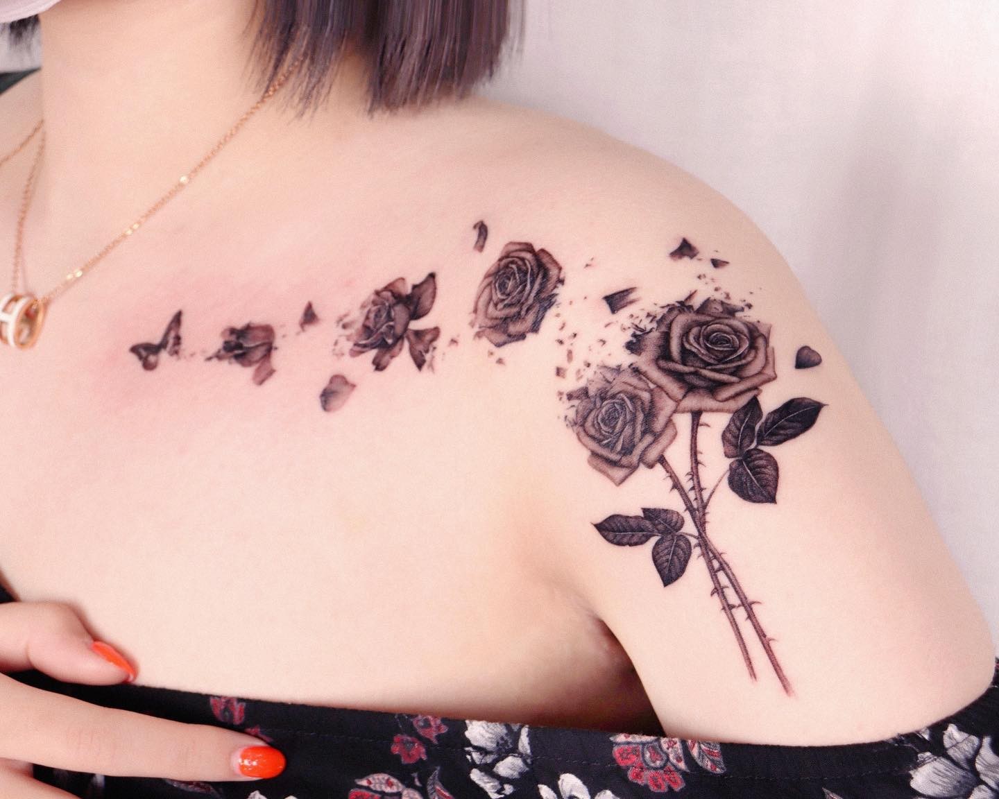 Black Butterfly Tattoo