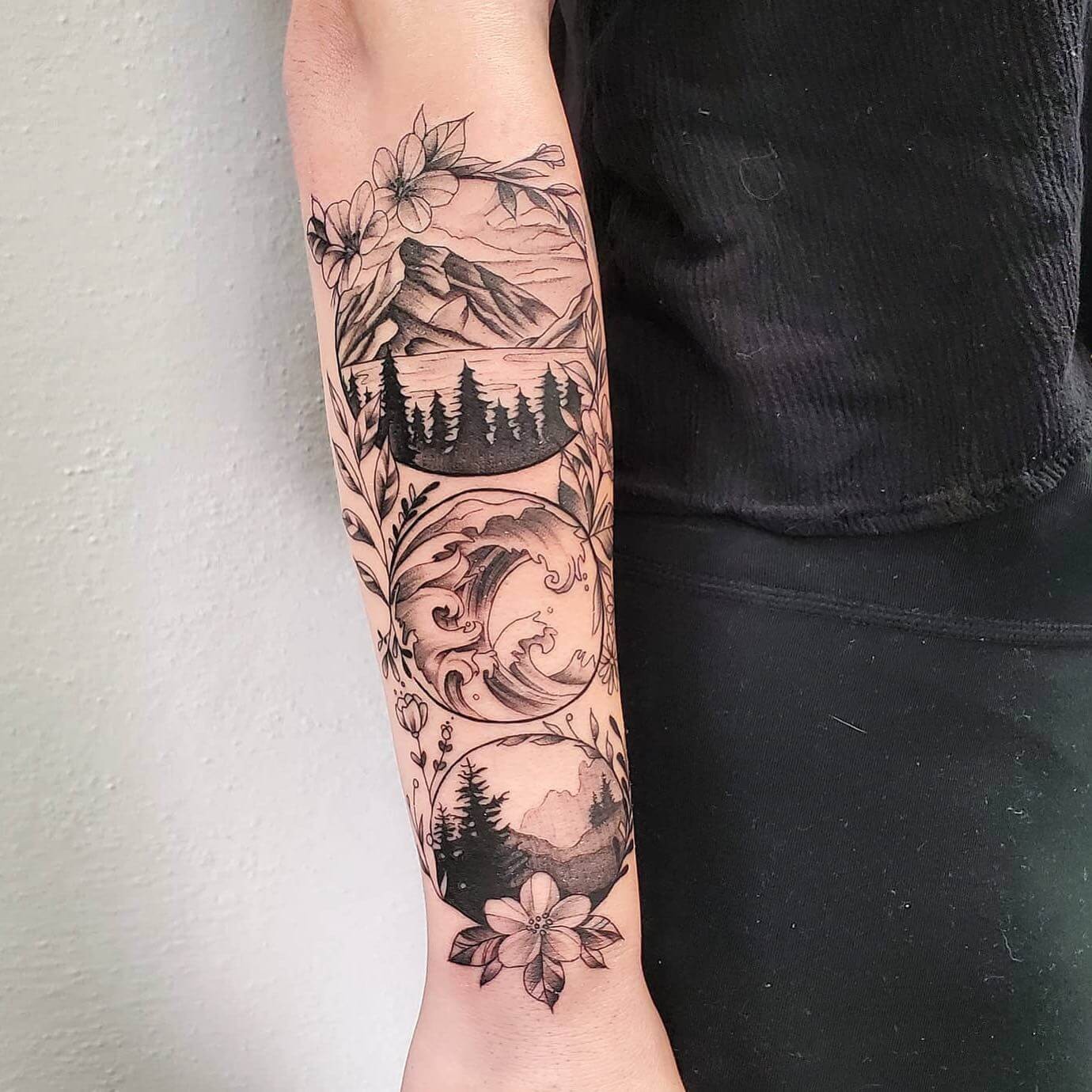 Mother Nature Lake Tattoo