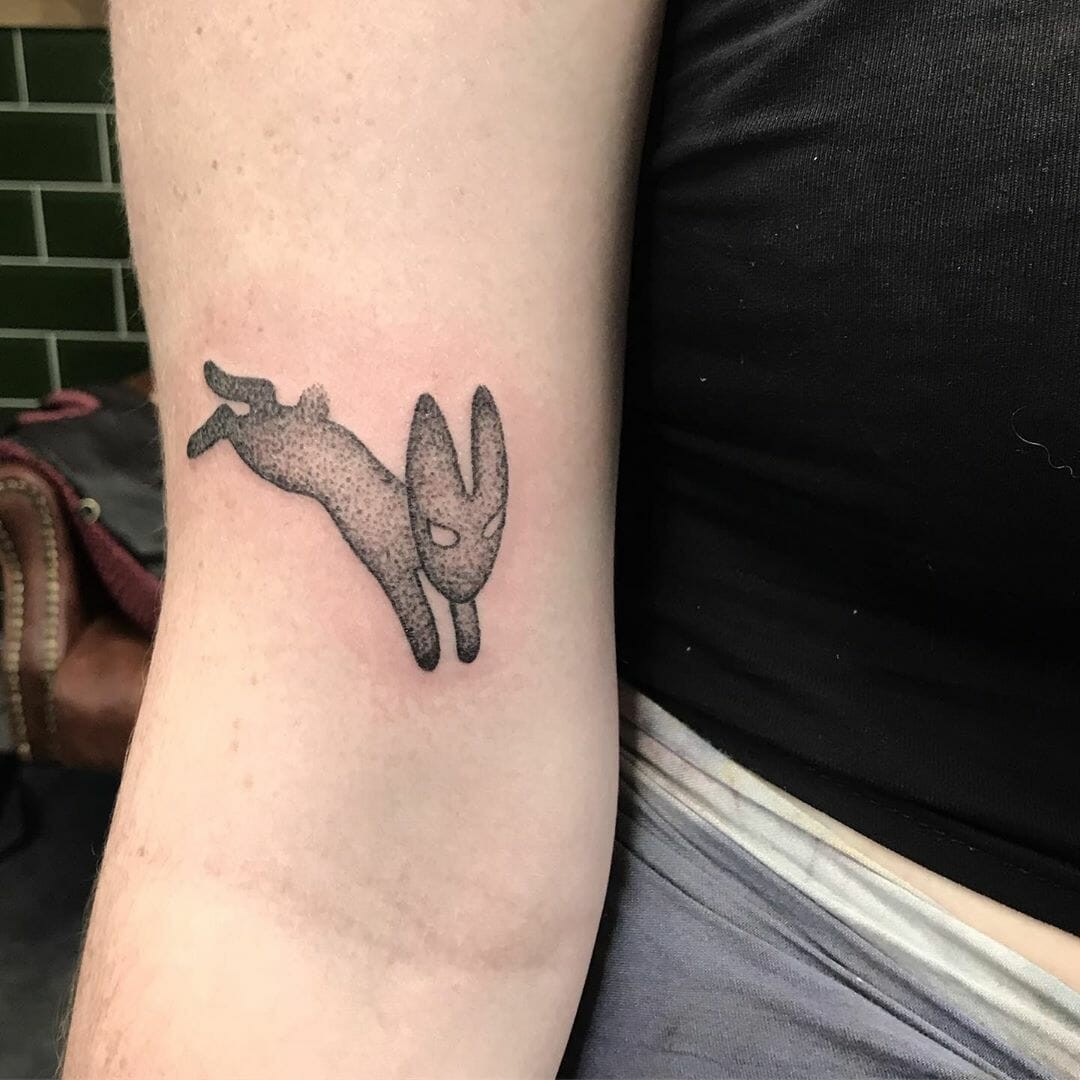 Black Rabbit Tattoos Small Design