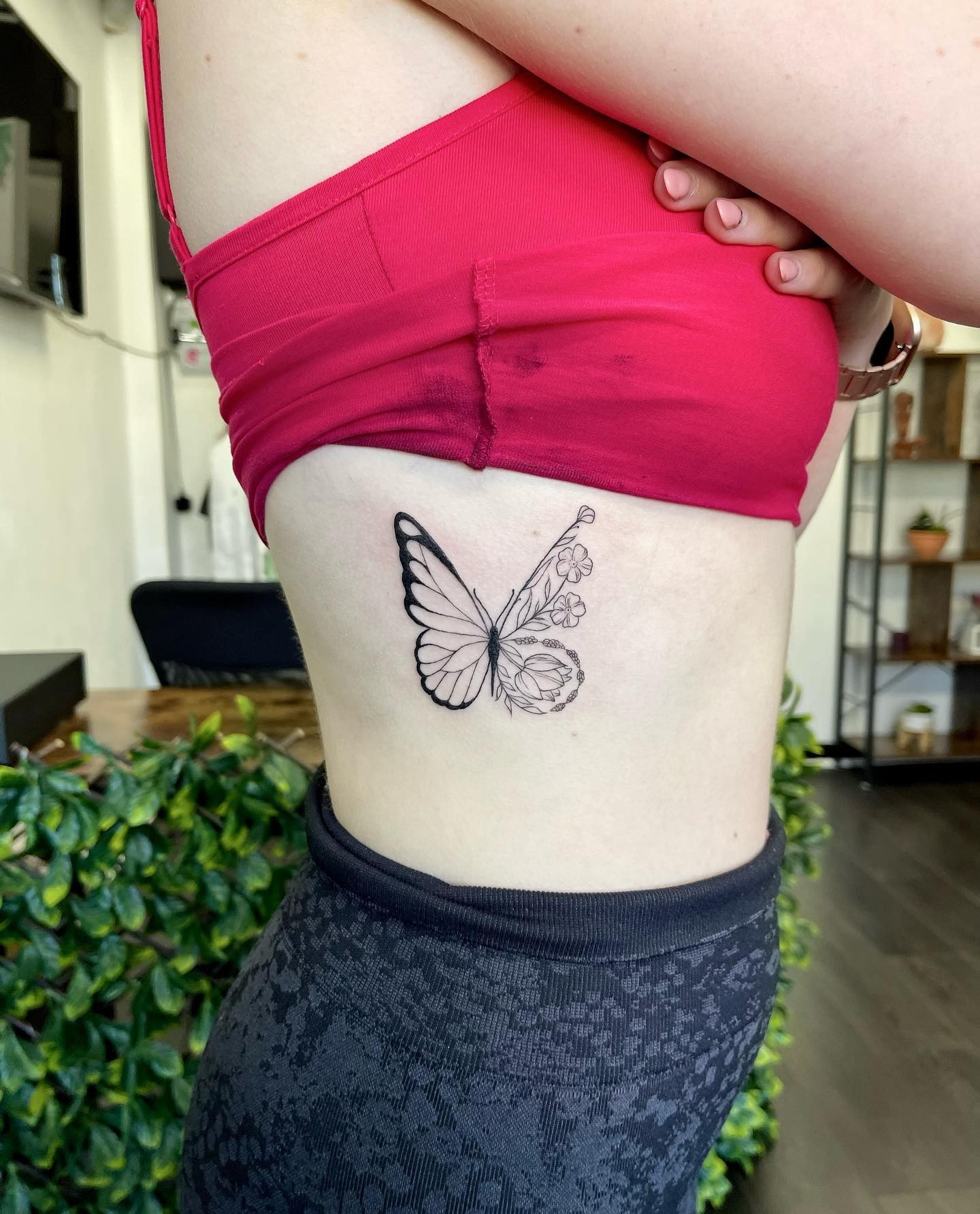 Creative Butterfly Tattoo Designs On Ribs For Your Inner Artist