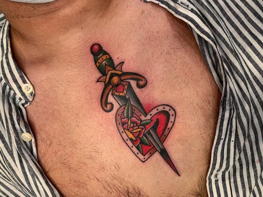 Killed With Kindness Heart Tattoo