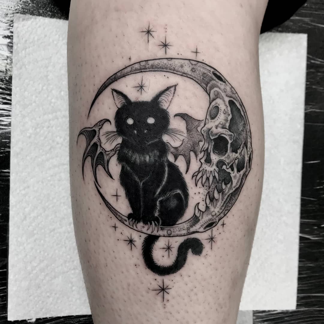 Black Cat Tattoo