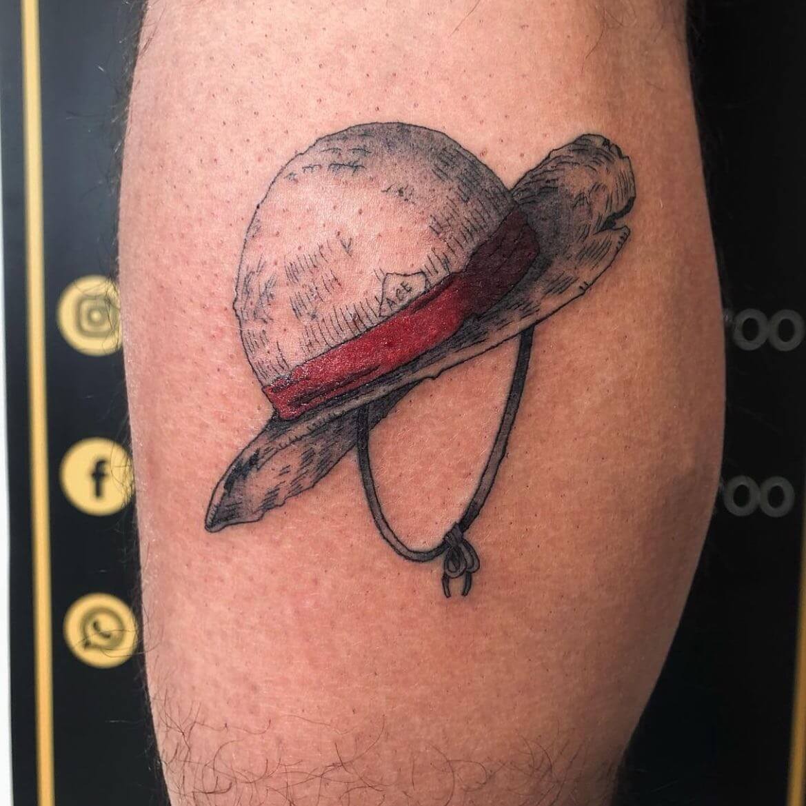 Straw Hat Forearm Tattoo