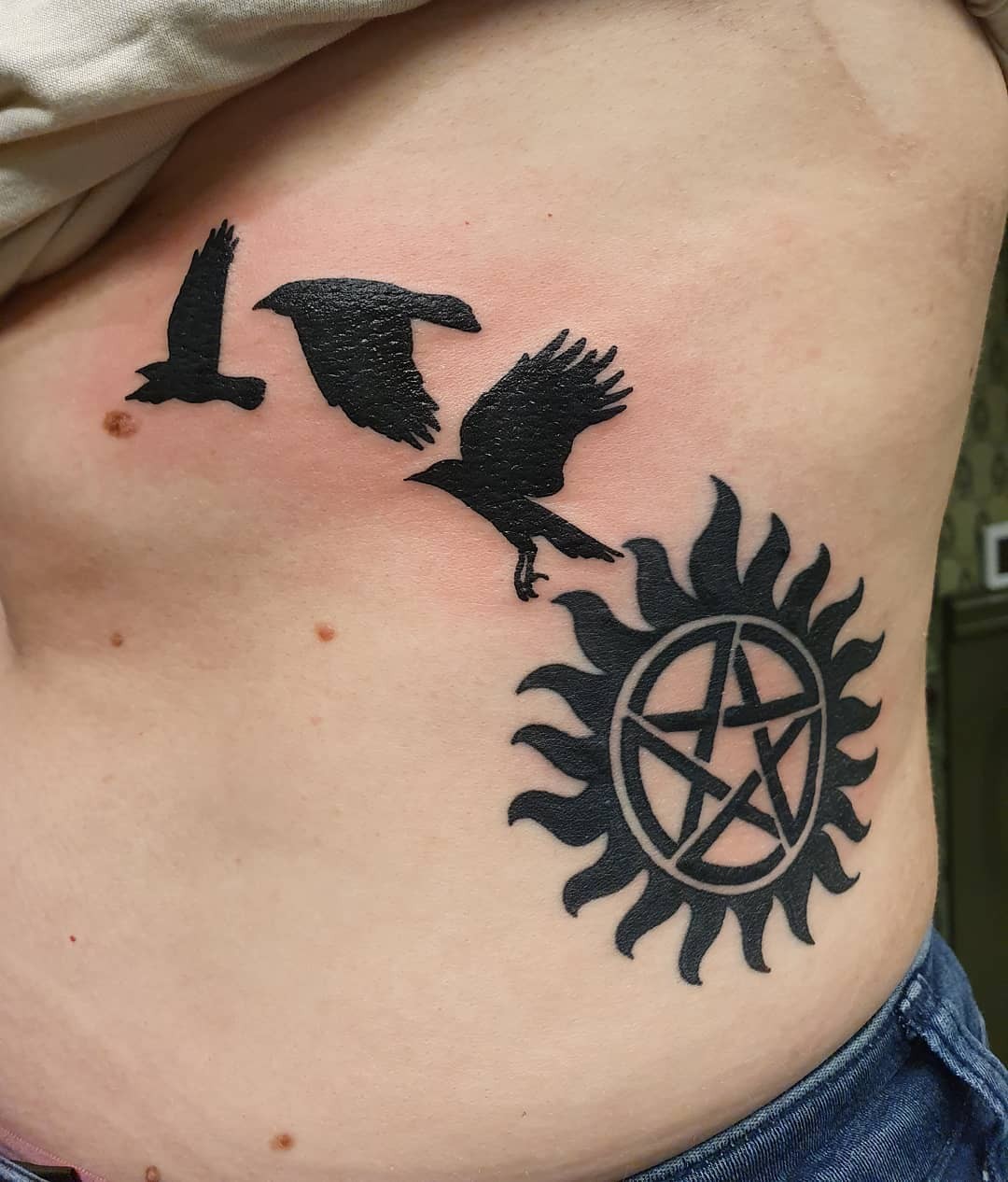 Supernatural Tattoo Ideas On Stomach