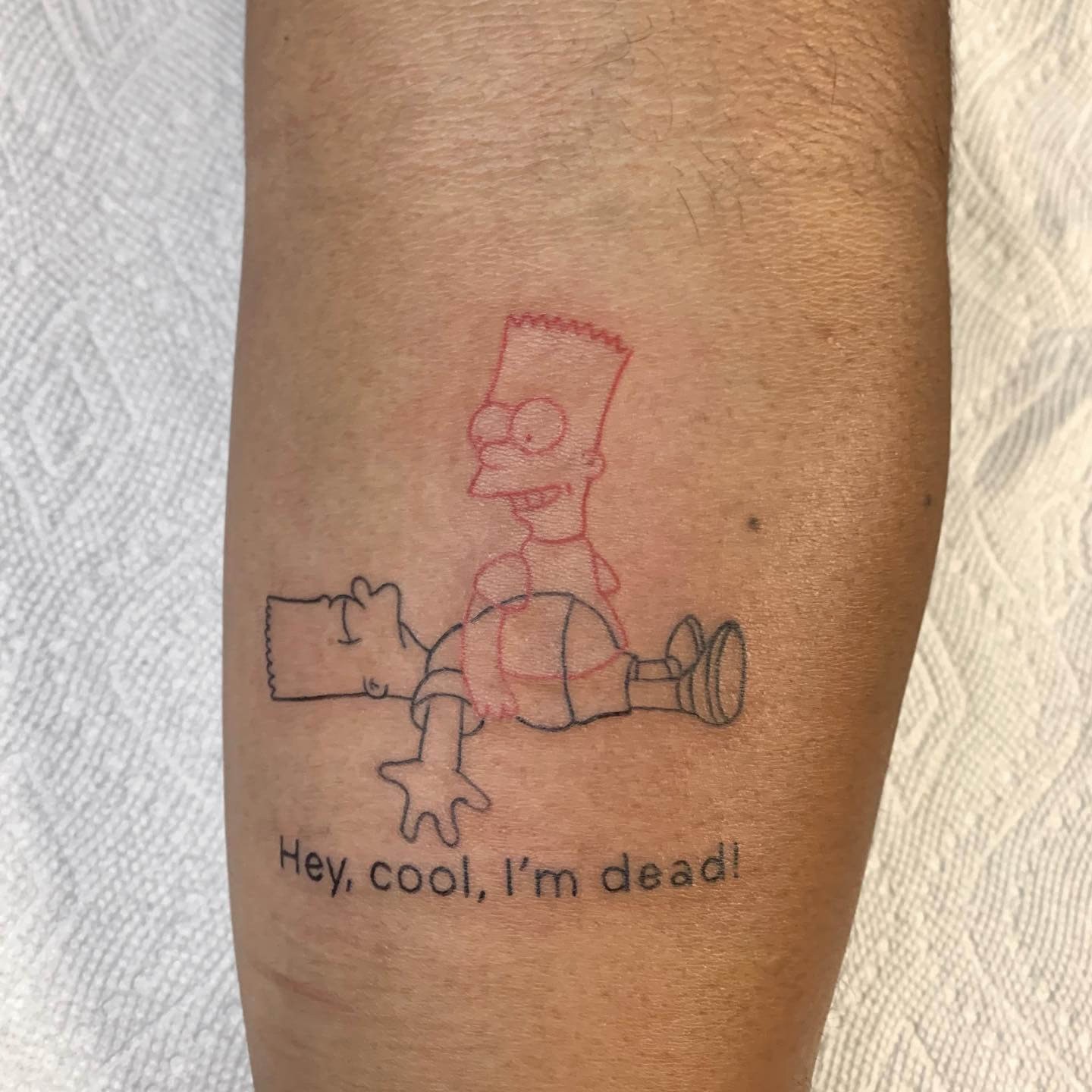 Bart Simpson Tattoo