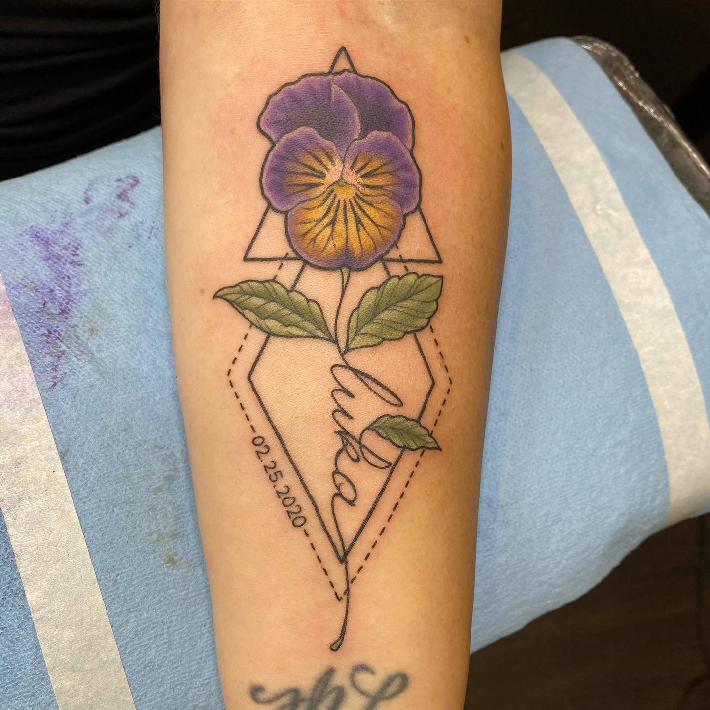 Perfect Pansy Flower Tattoo Ideas For Parents