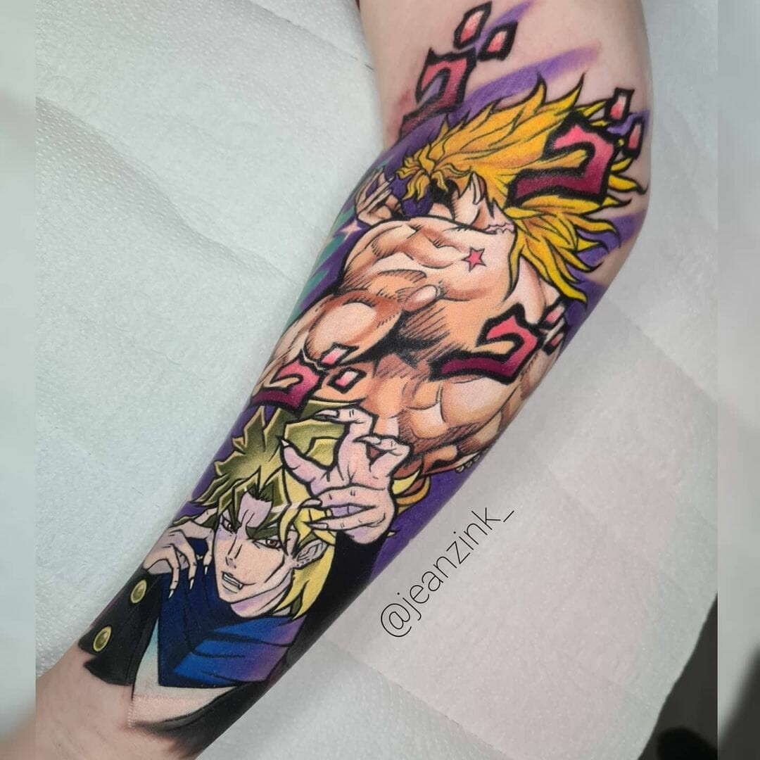 Jojo’s Bizarre Adventure Tattoo Sleeve for Tattoo Fanatics