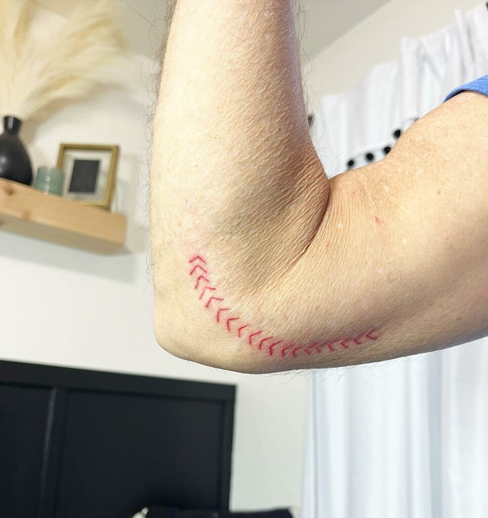 Baseball Fan Tattoo