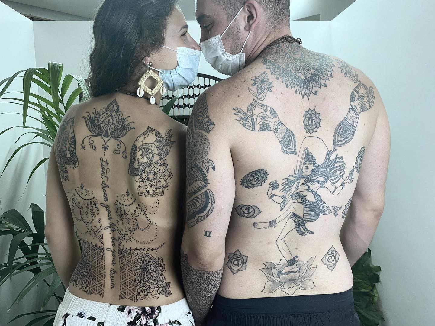 Couples Back Tattoos For Men And Women