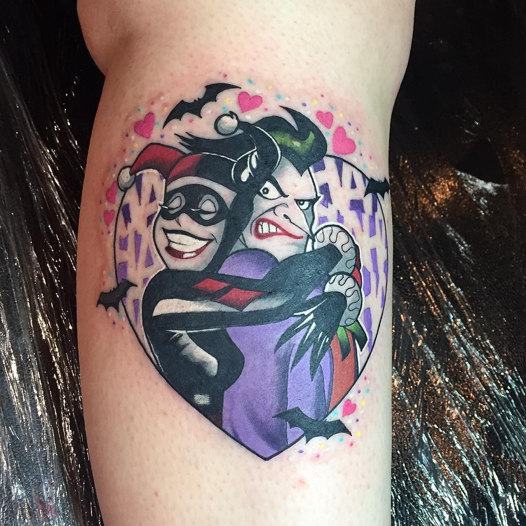 Harley Quinn and Joker Tattoo For Couples