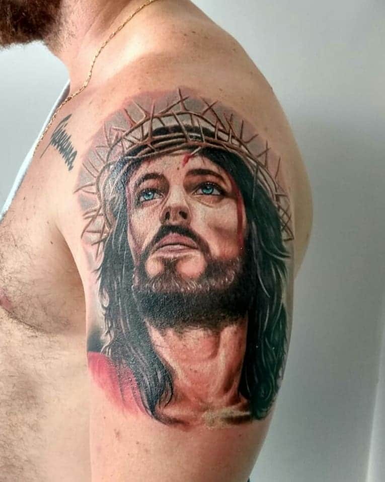 Jesus Tattoos Images Colorful Tattoo