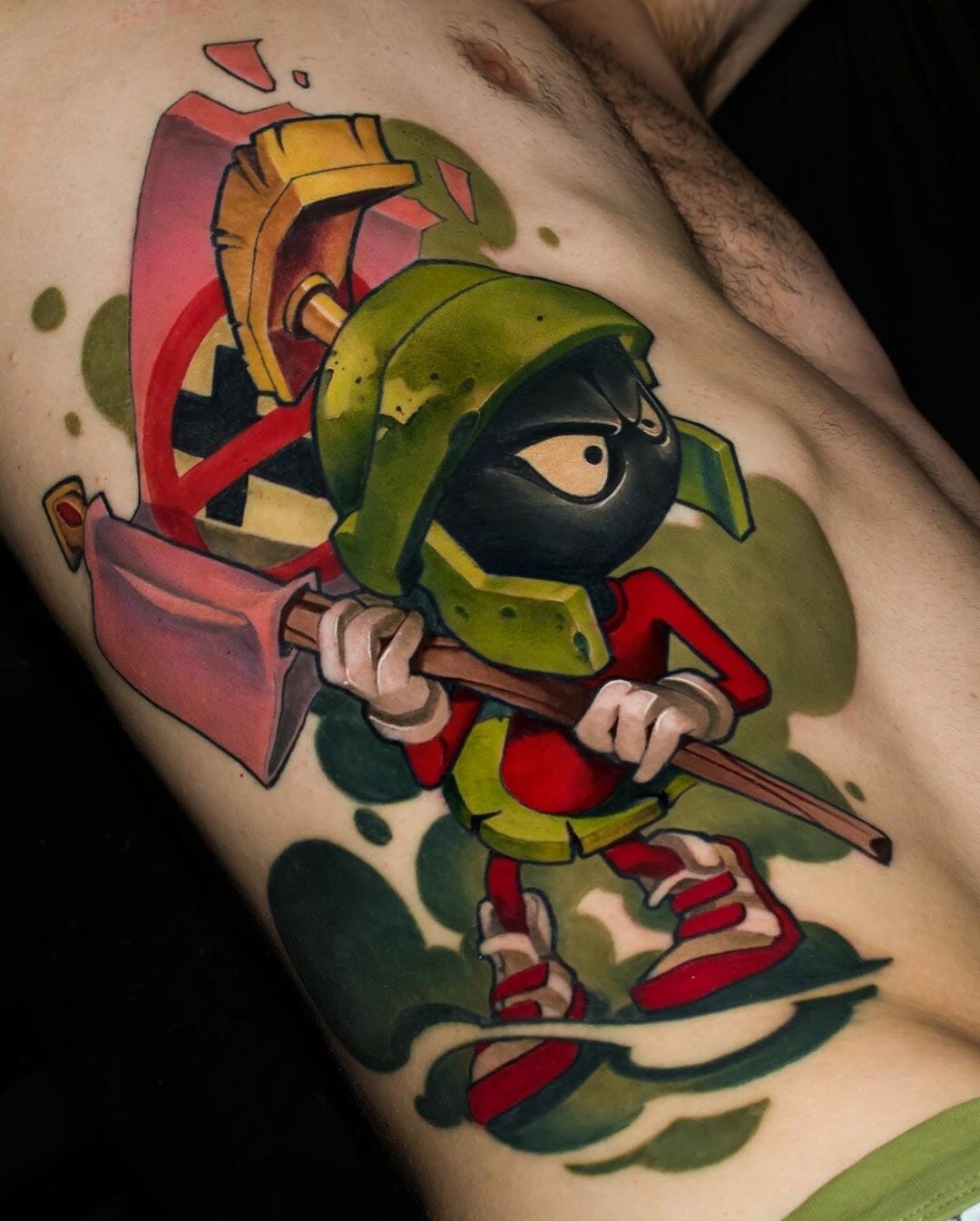 Looney Tunes Marvin Tattoo