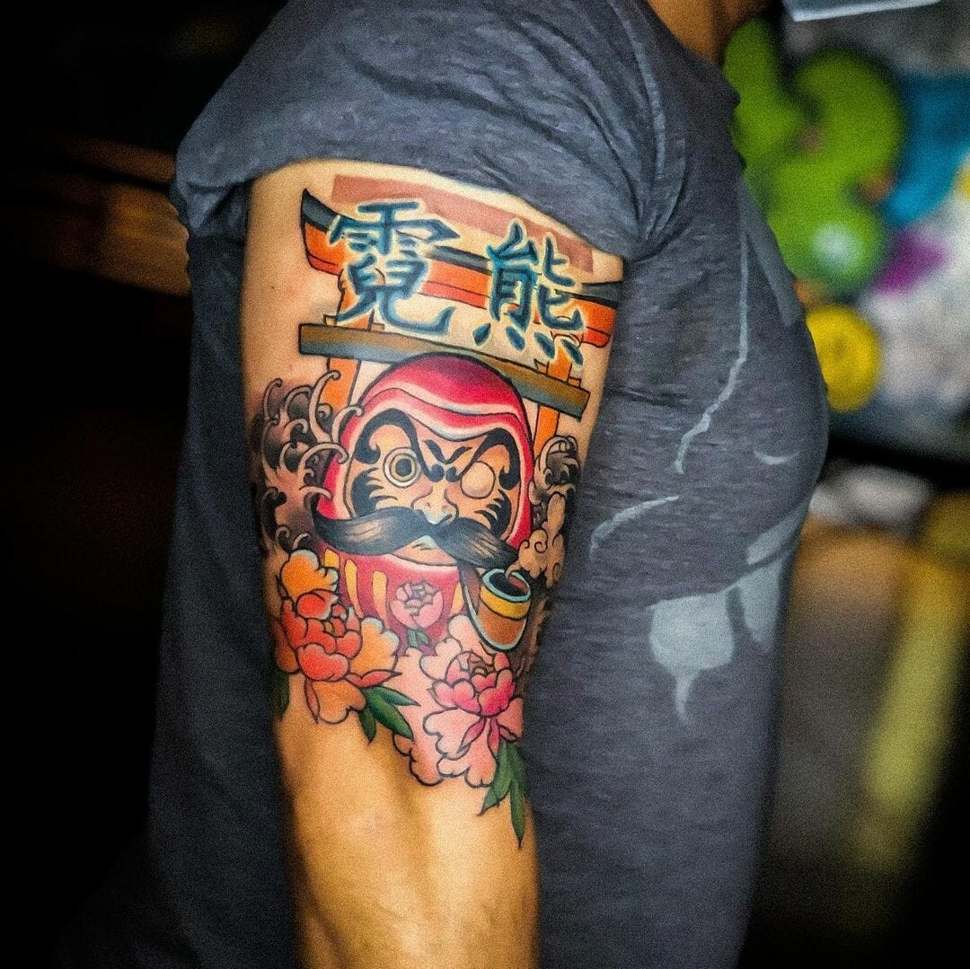 Awesome Daruma Doll Tattoo Ideas To Represent Japanese Culture