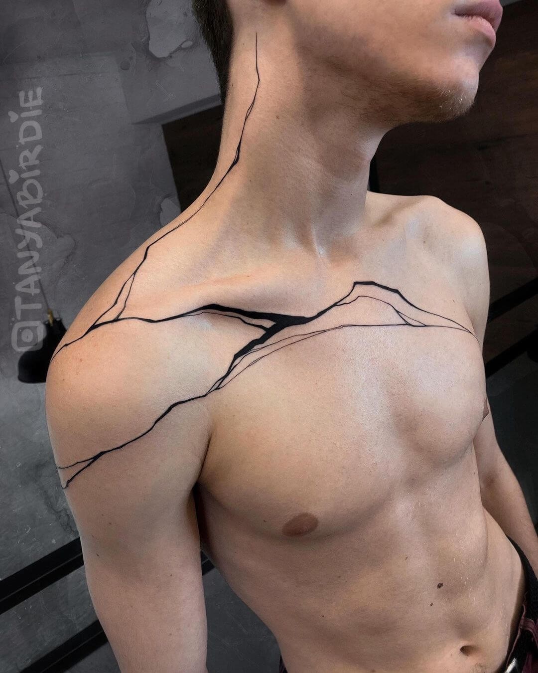 Kintsugi Body Art Tattoos