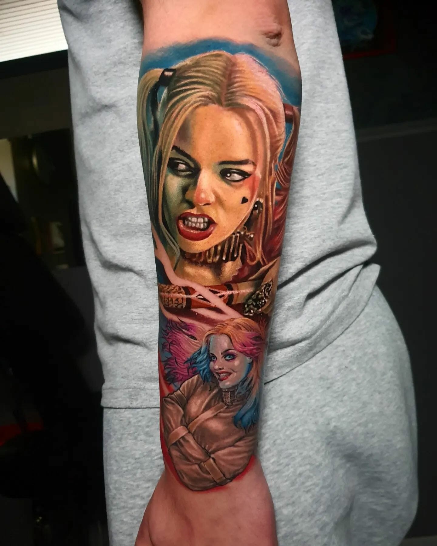 Small Harley Quinn Tattoo Outline Ideas