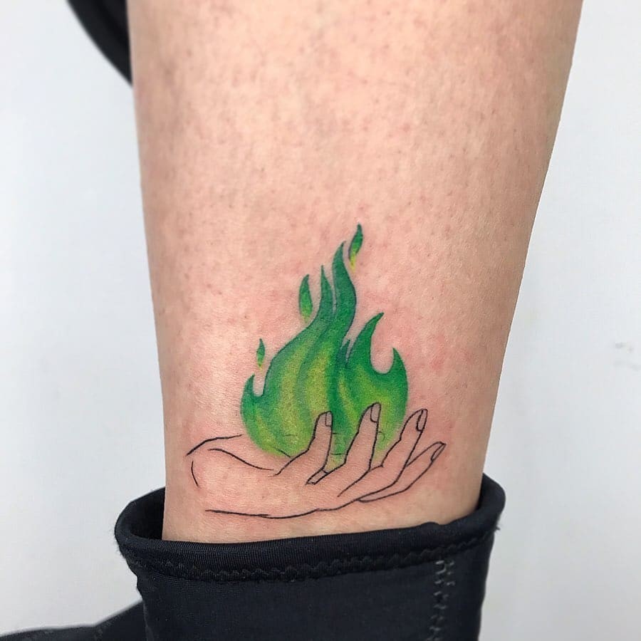 Small Fire Tattoos