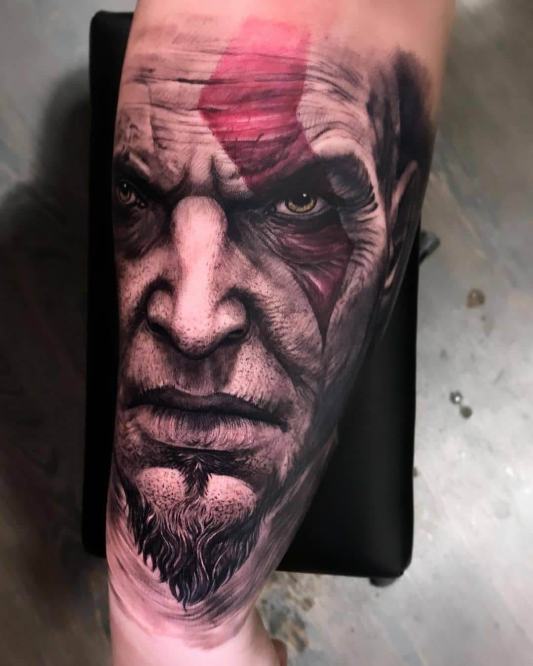 Realistic Tattoo Designs For Men God Of War