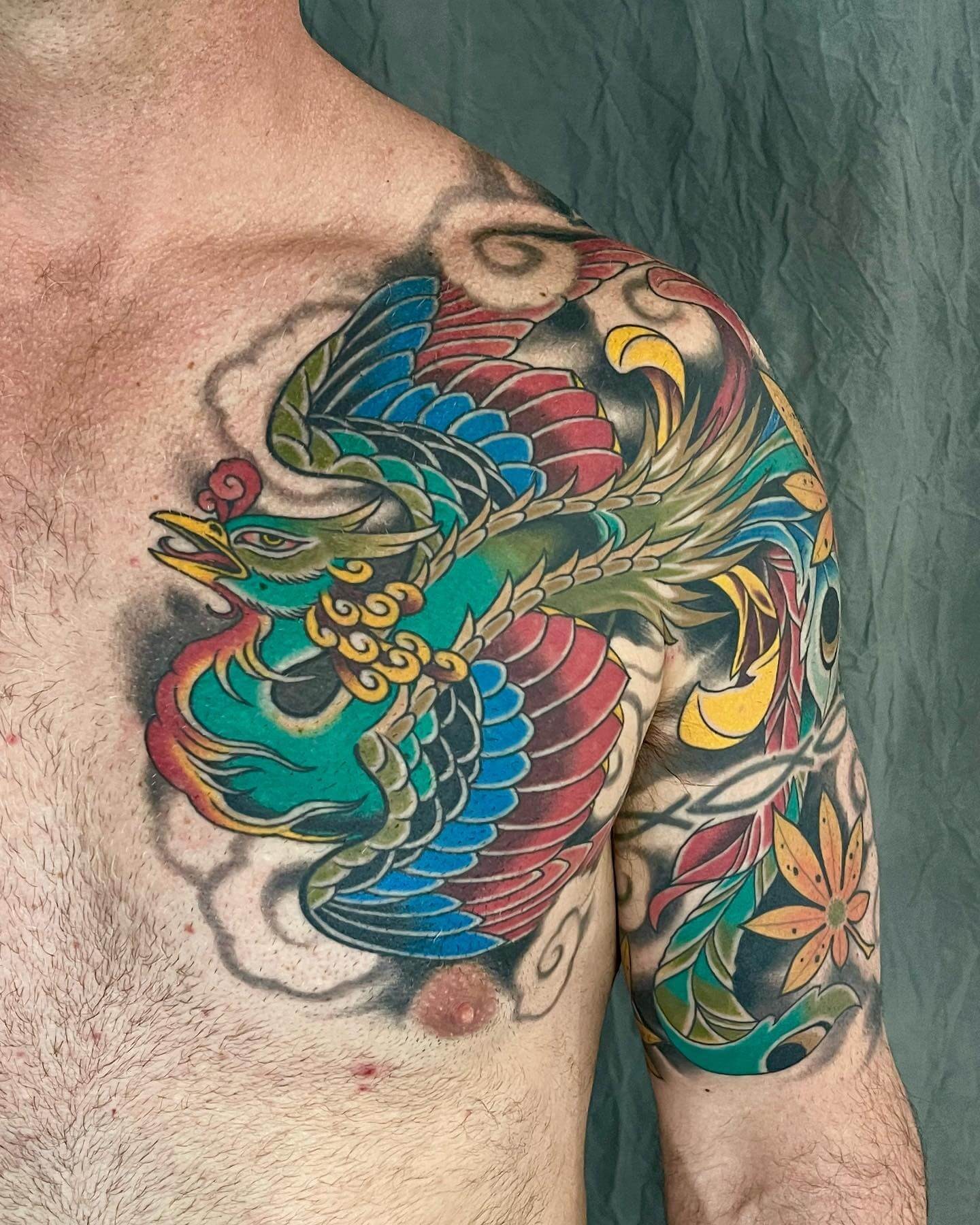 Japanese Phoenix Tattoo