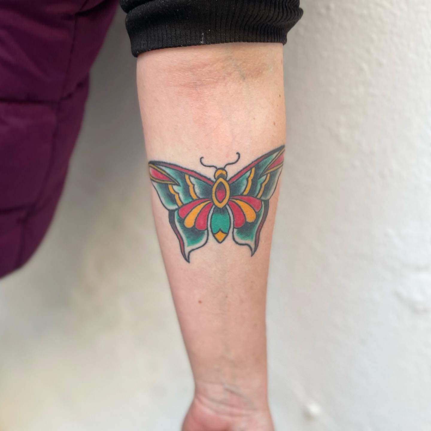 Traditional Butterfly Tattoos