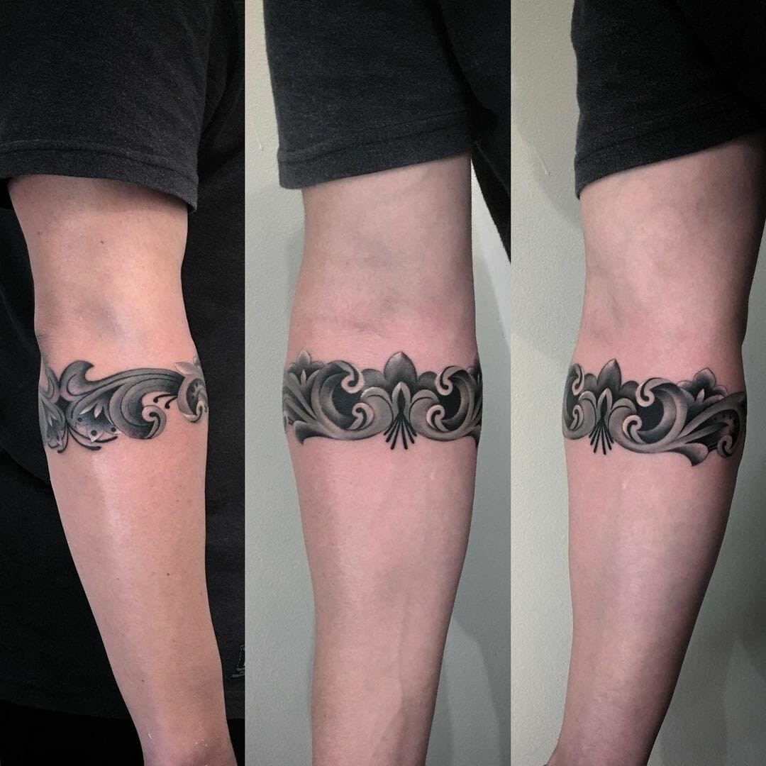 Wonderful Filigree Tattoos That Can Act As Armband