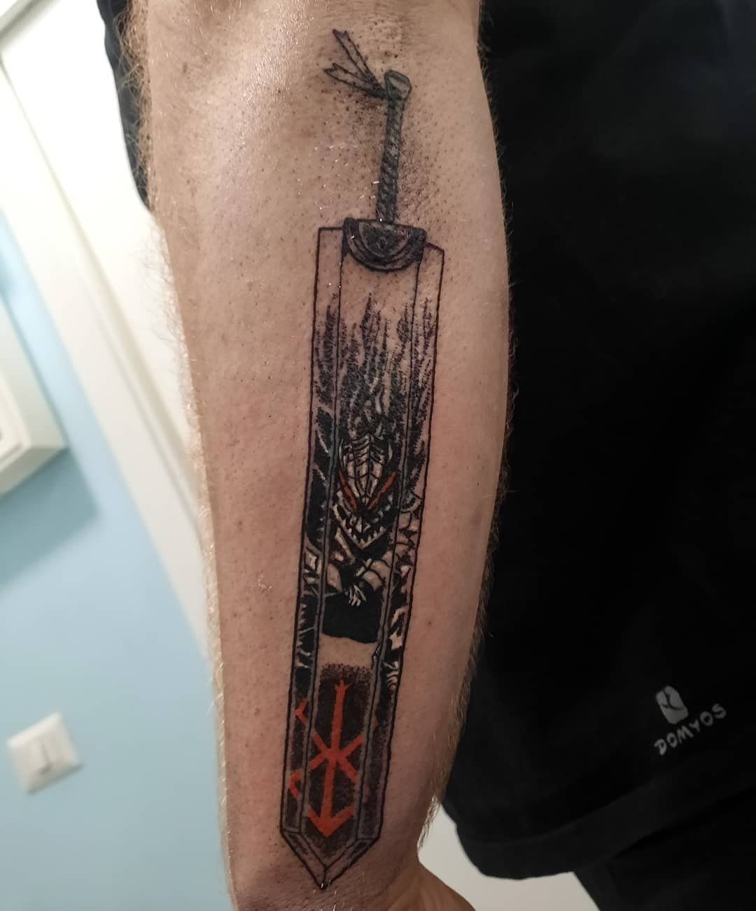 Brand Of Sacrifice Tattoo With The Berserk Dragon Slayer