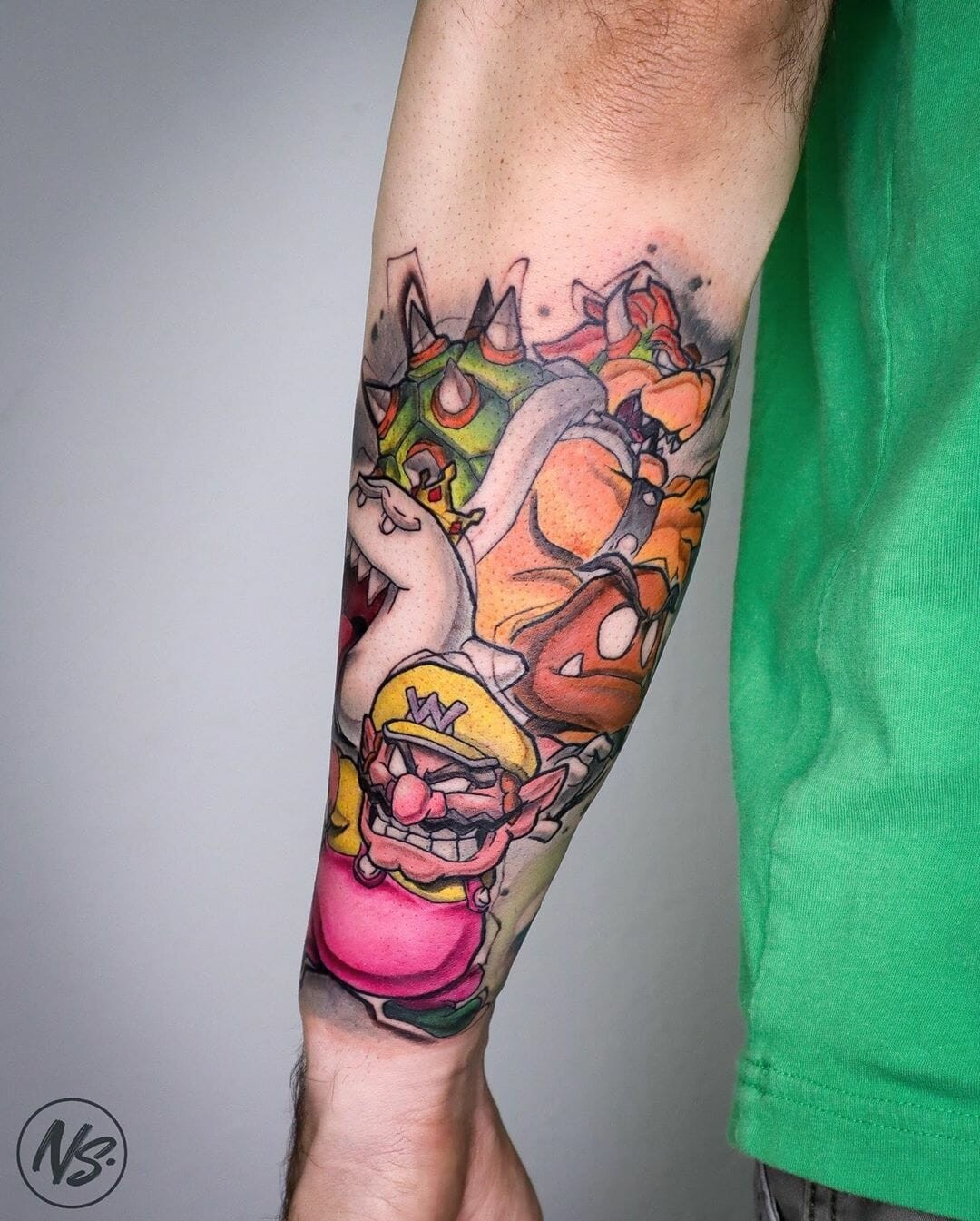 Cartoon Tattoos Sleeve