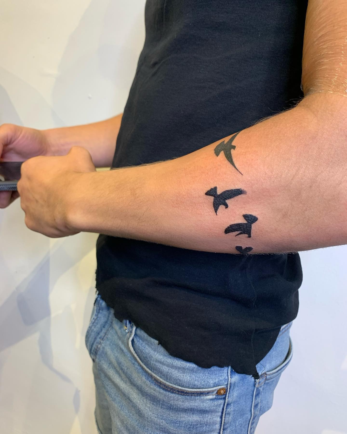 Flying Bird Tattoo