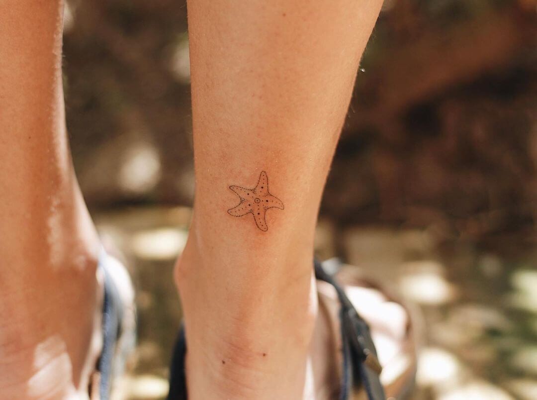 Starfish Tattoo Black And White