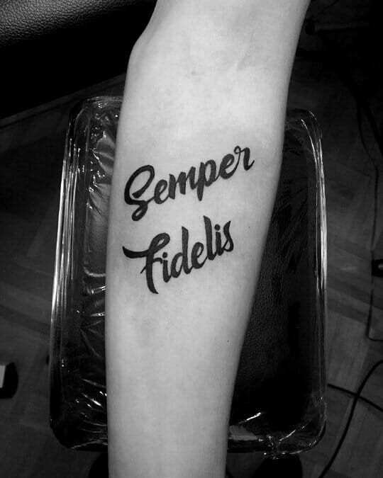 Semper Fidelis Tattoo