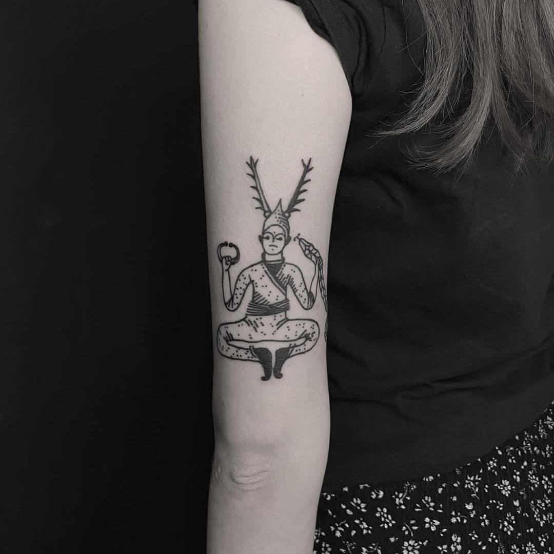 Cernunnos Shaman Tattoo