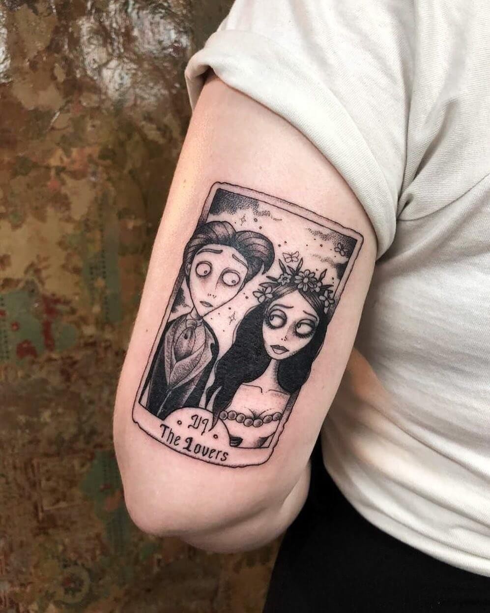 Wedding Corpse Bride Tattoo