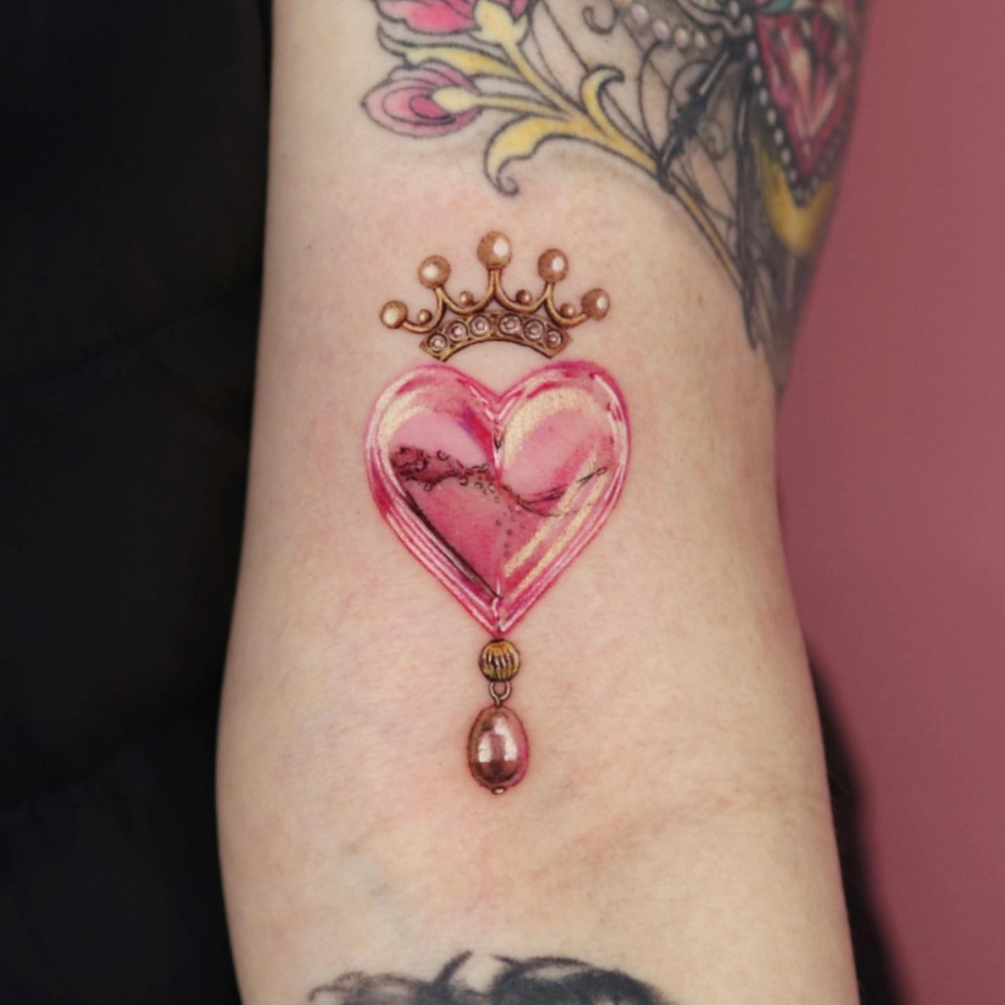 Ornamental King Crown Tattoo