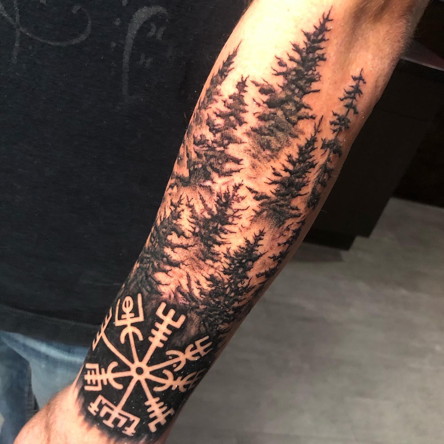 Viking Forest Nashville Tattoo