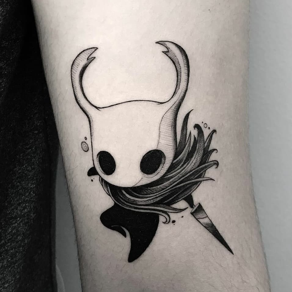 Nameless Knight Hollow Knight Tattoo