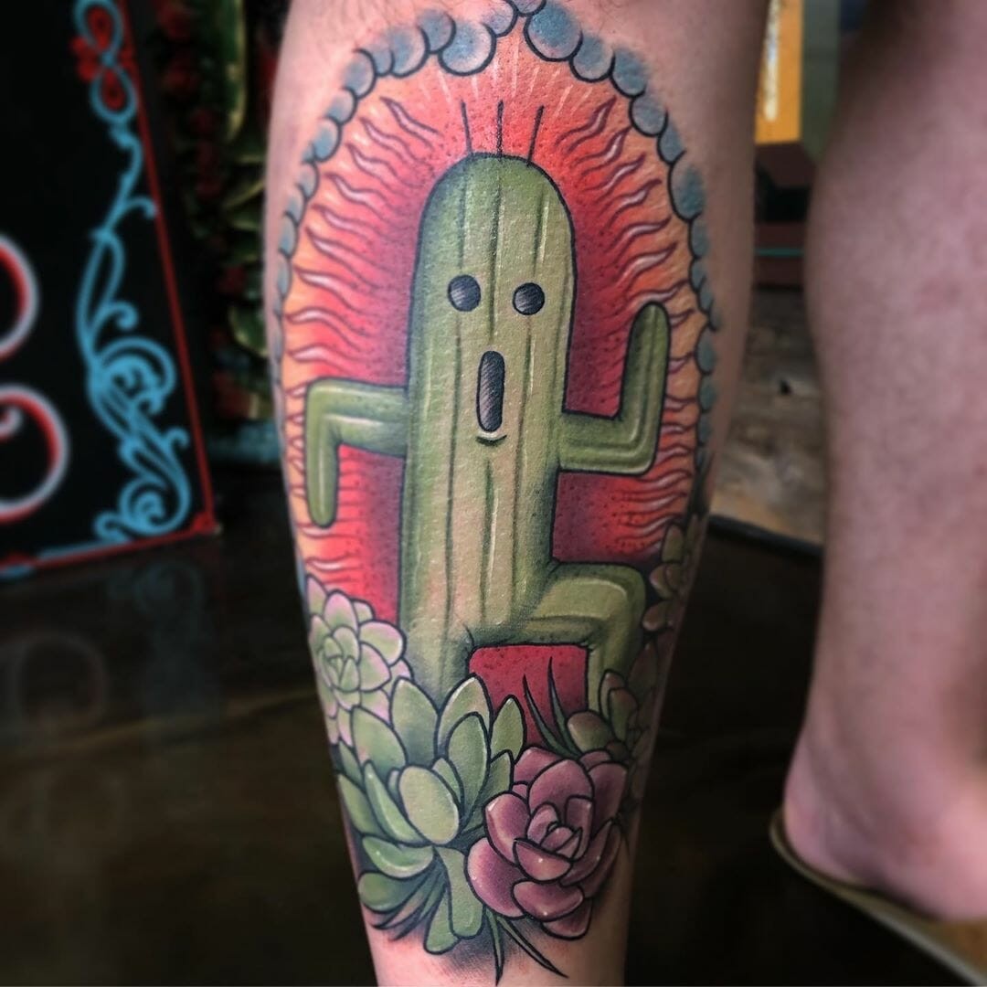 Cactuar Tattoo Final Fantasy