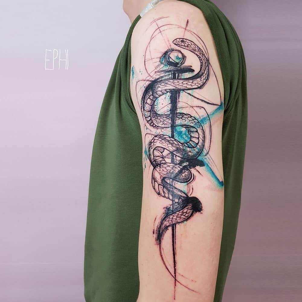 Majestic Snake Tattoos