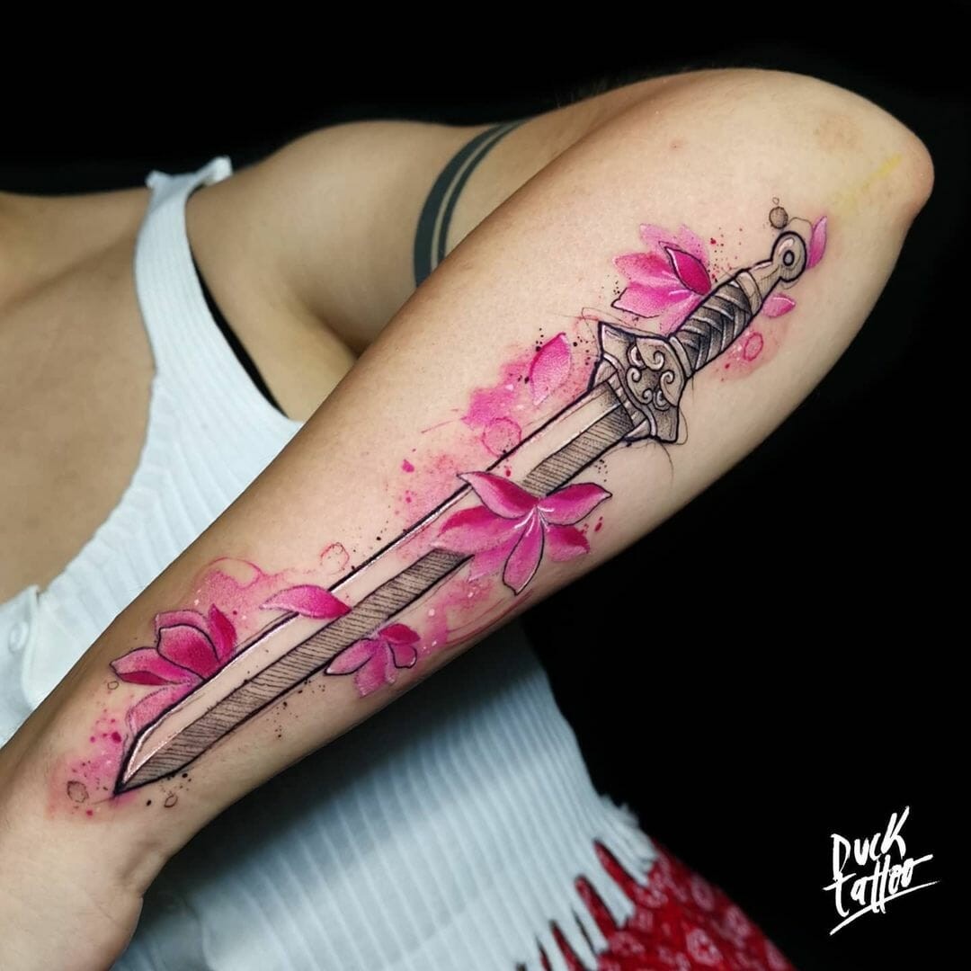 Mulan Sword Tattoo