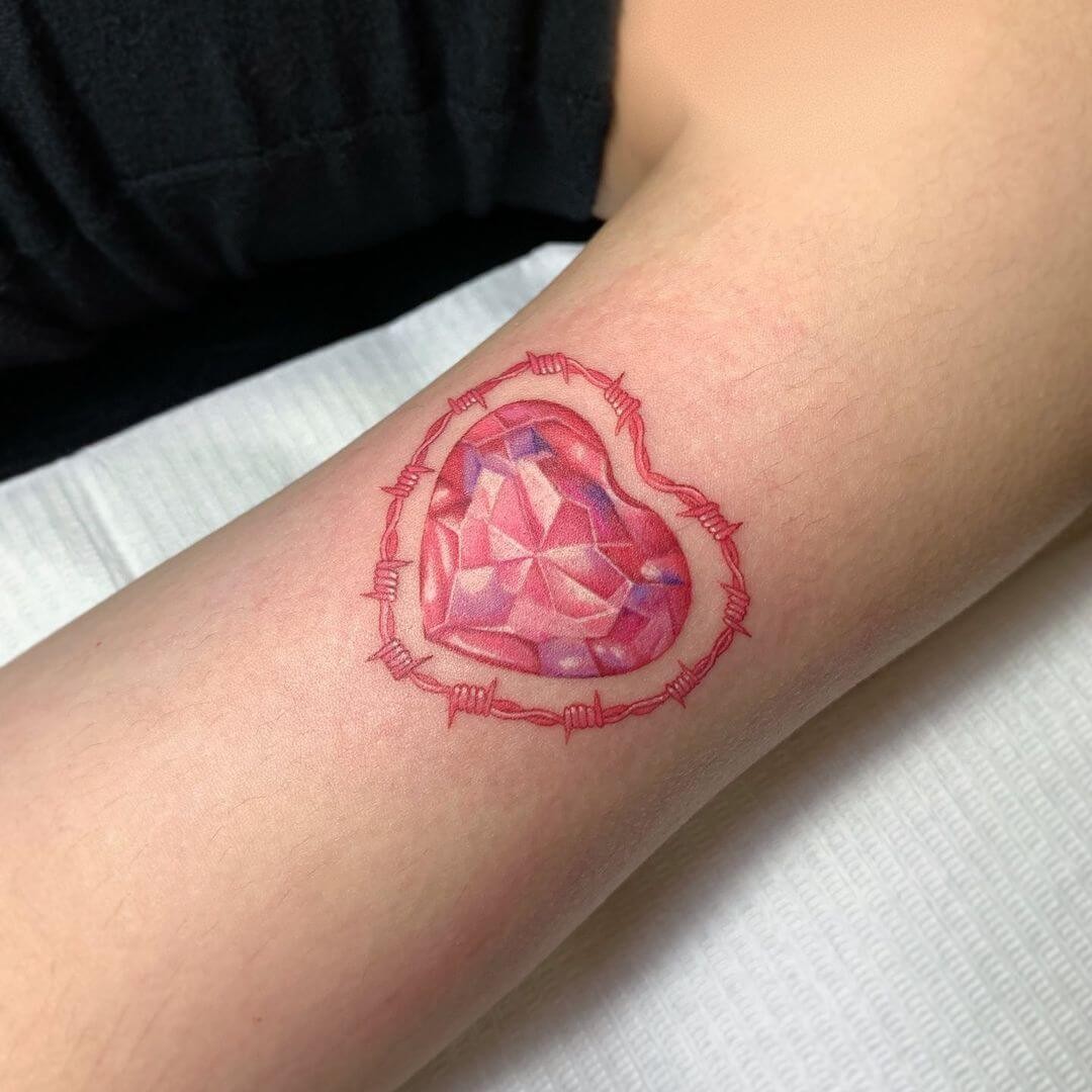 The Crystal Heart Tattoo