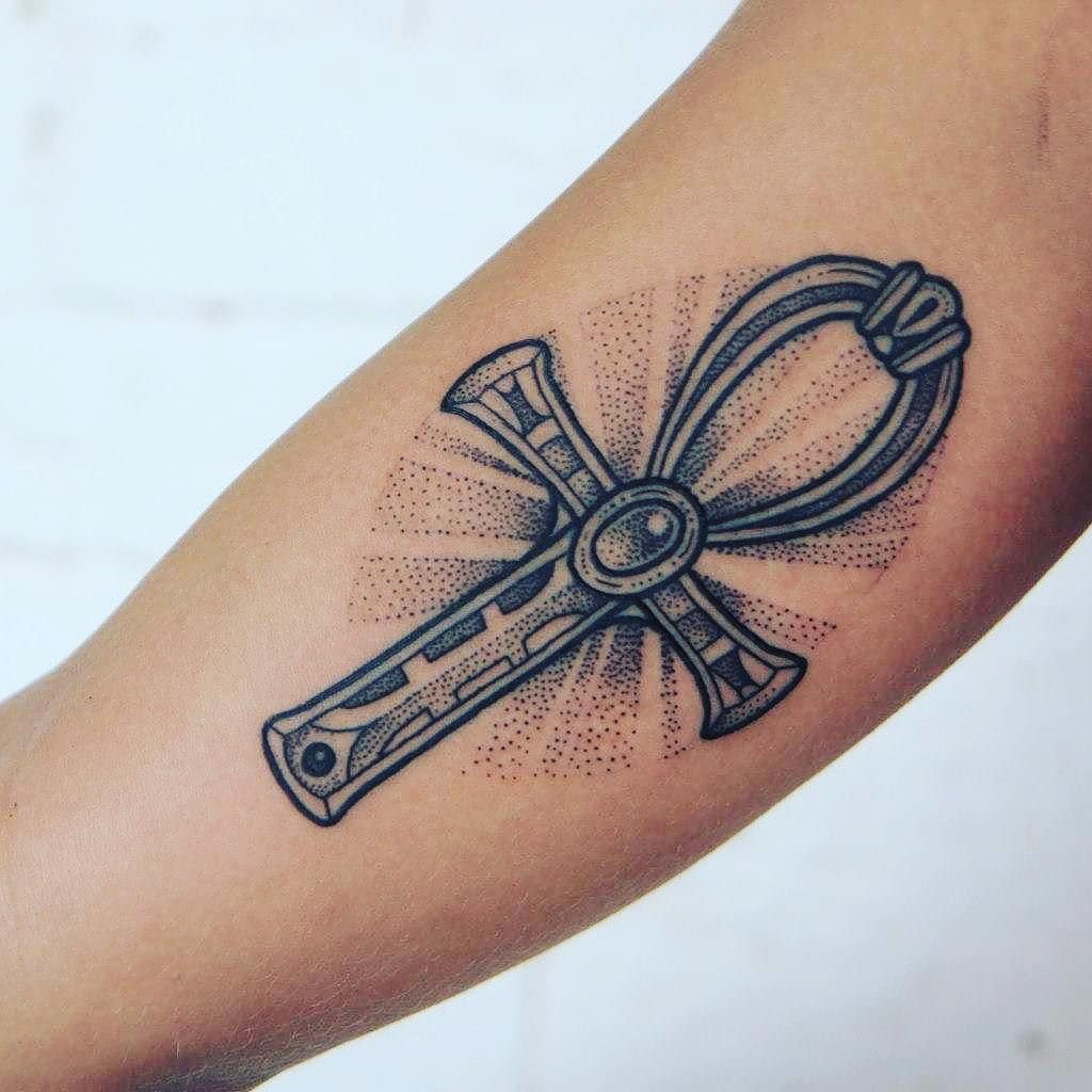 Simple Ankh Tattoo