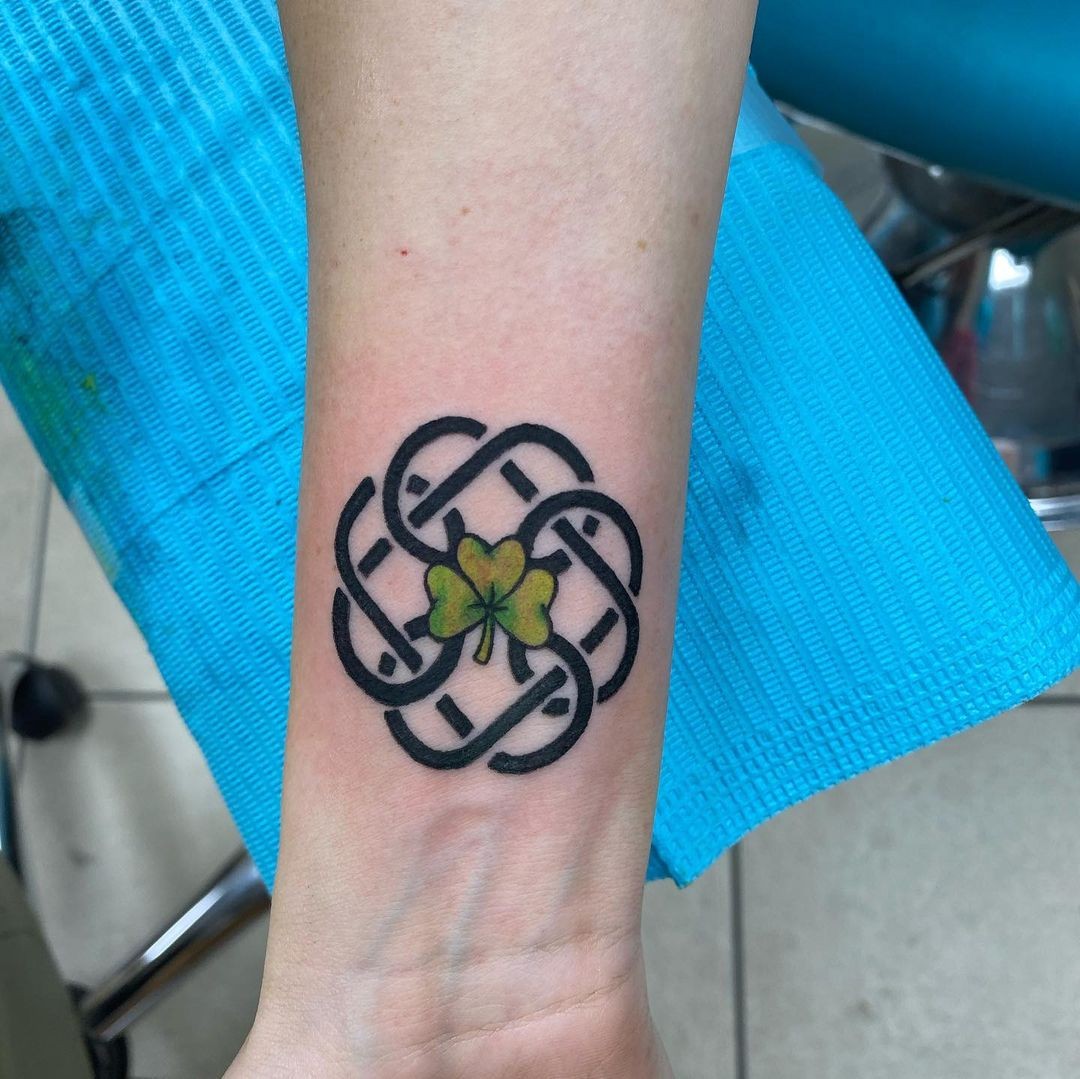 Lucky Irish Celtic Knot Tattoo