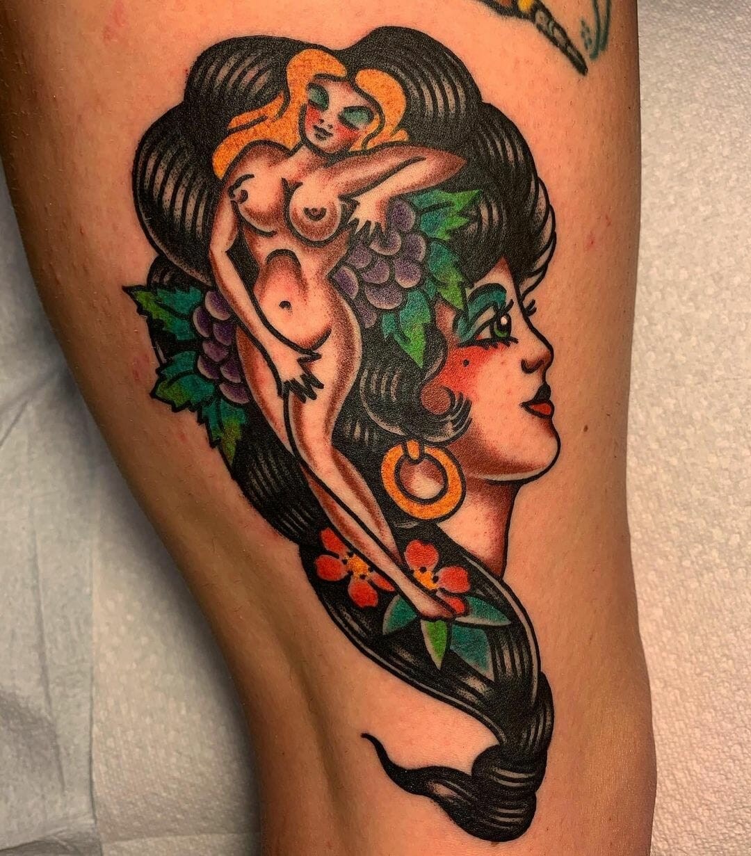 Beautiful Pinup Girls Tattoo