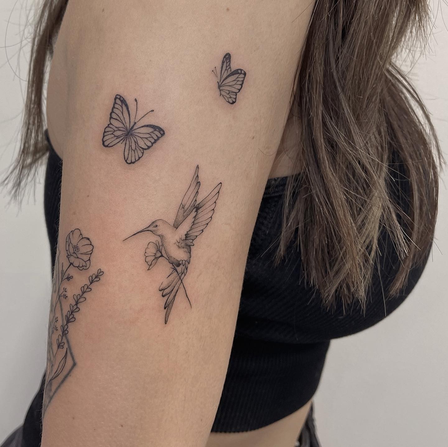 Small Hummingbird Tattoo