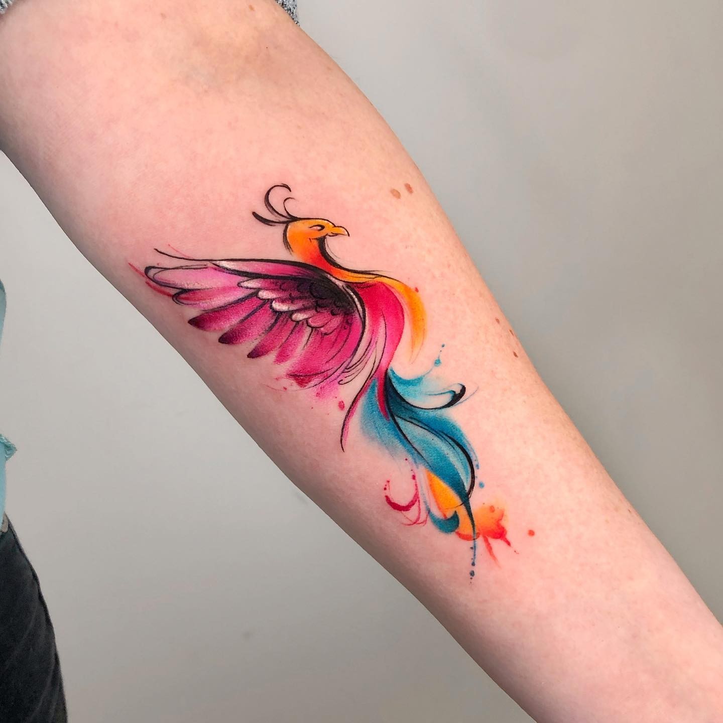 Amazing Phoenix Tattoo