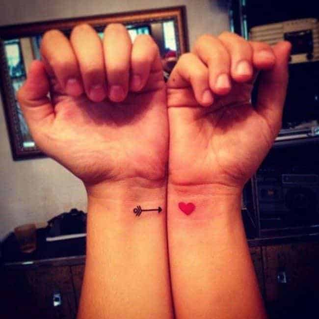 Arrow & Heart Tattoos