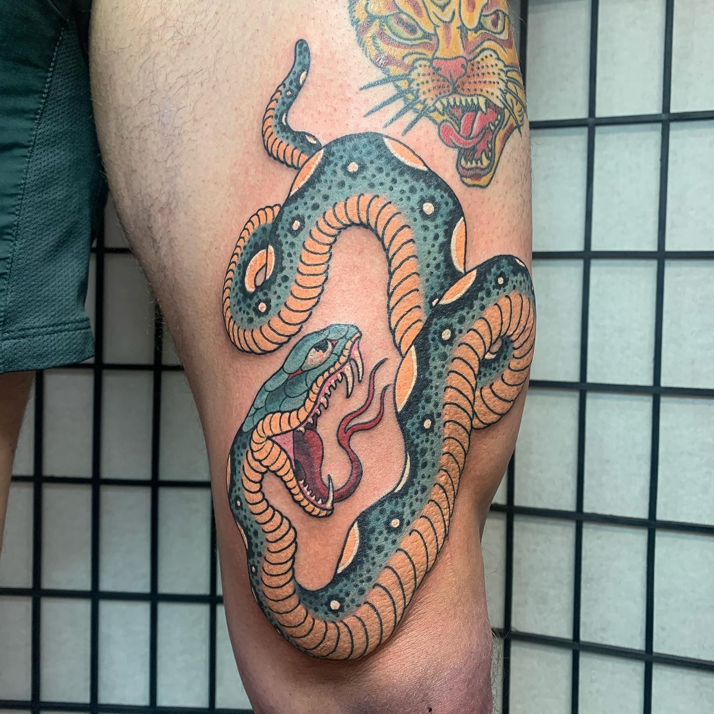 Japanese Snake Tattoo