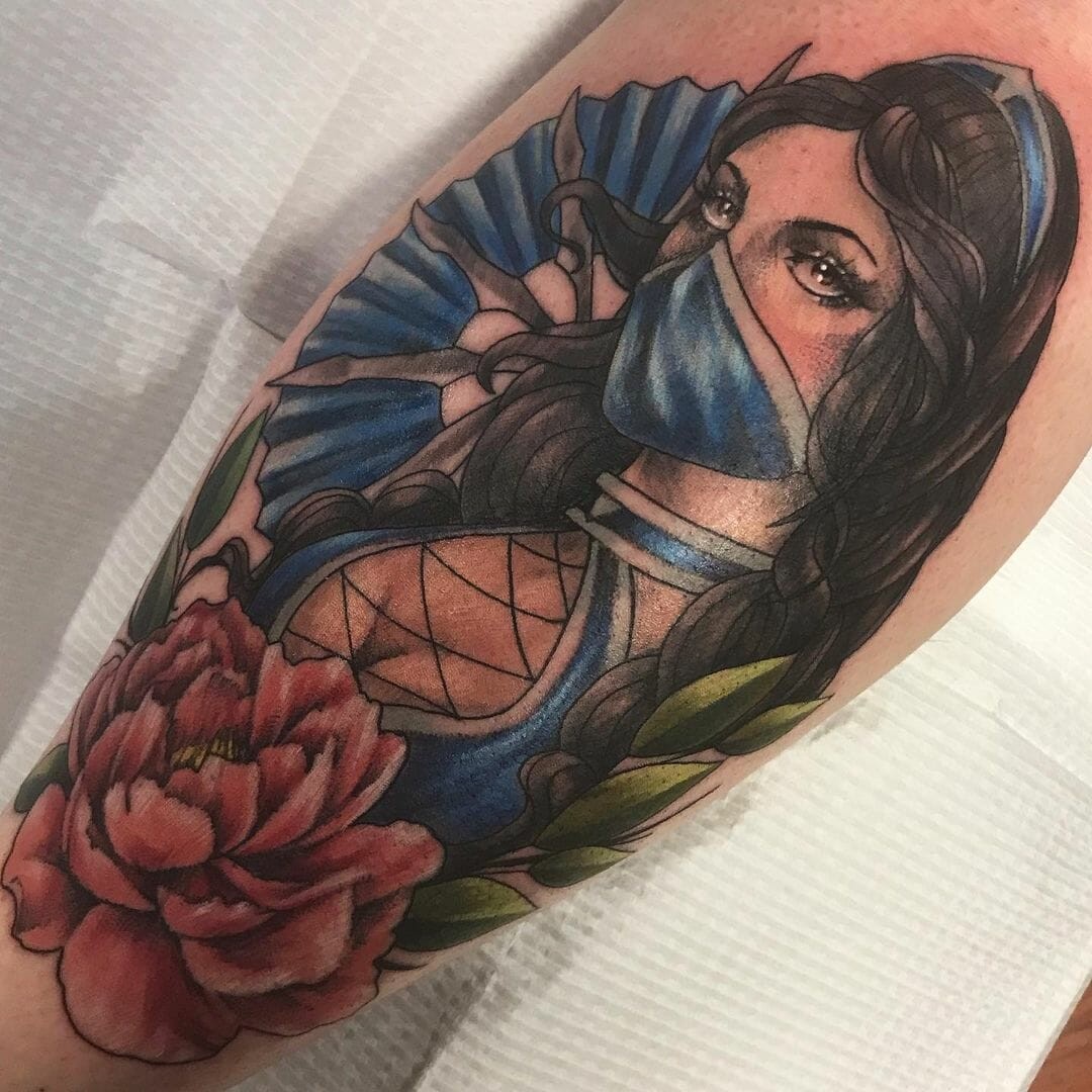 Kitana Mortal Kombat Tattoo