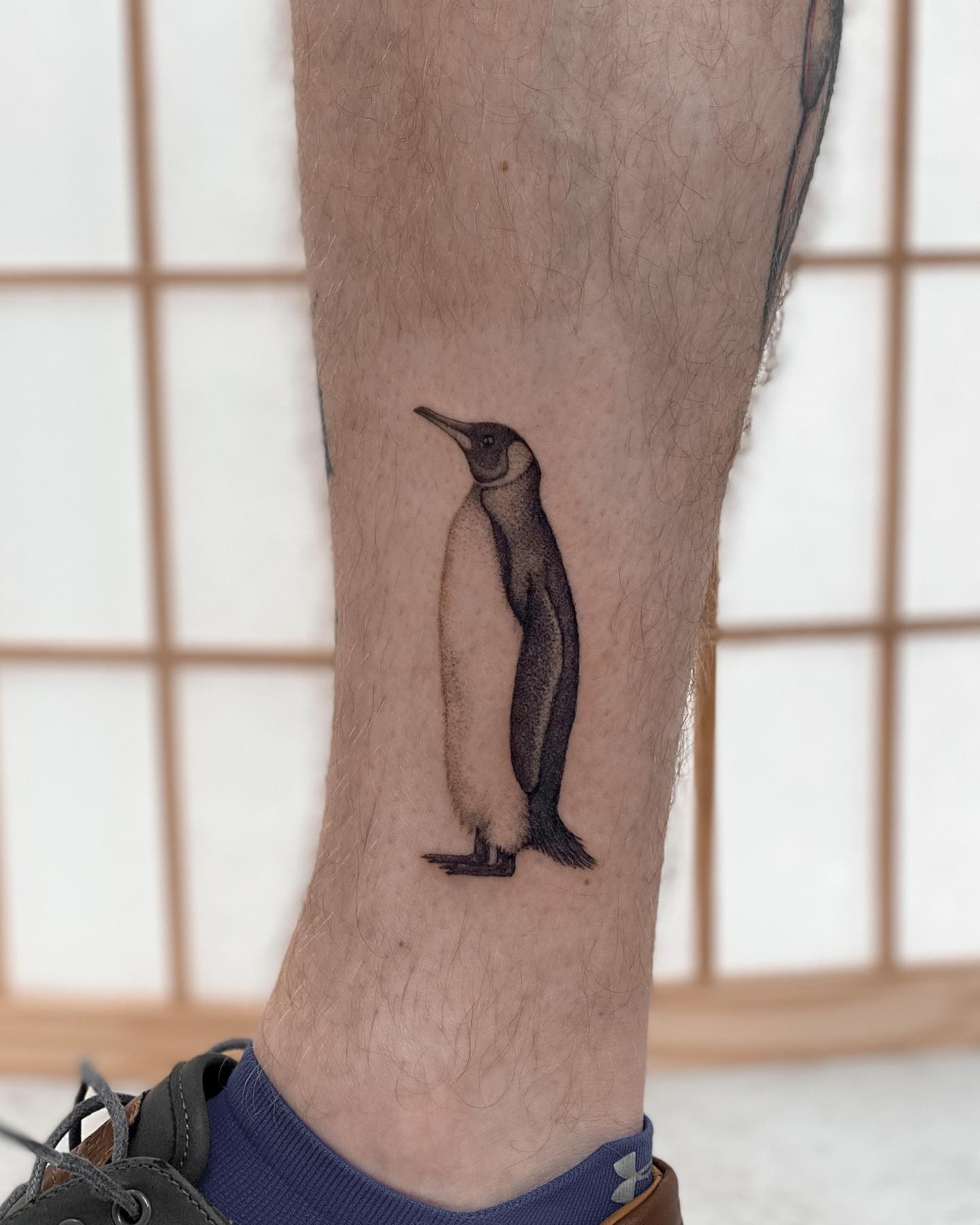 Tattoo Of A Little Penguin Worrier