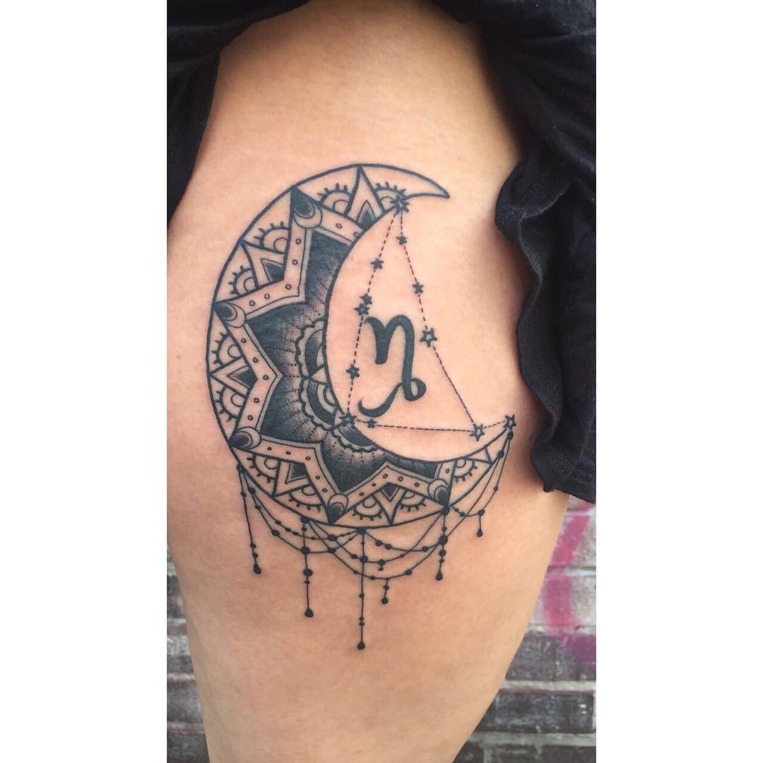 Capricorn Constellation Tattoo