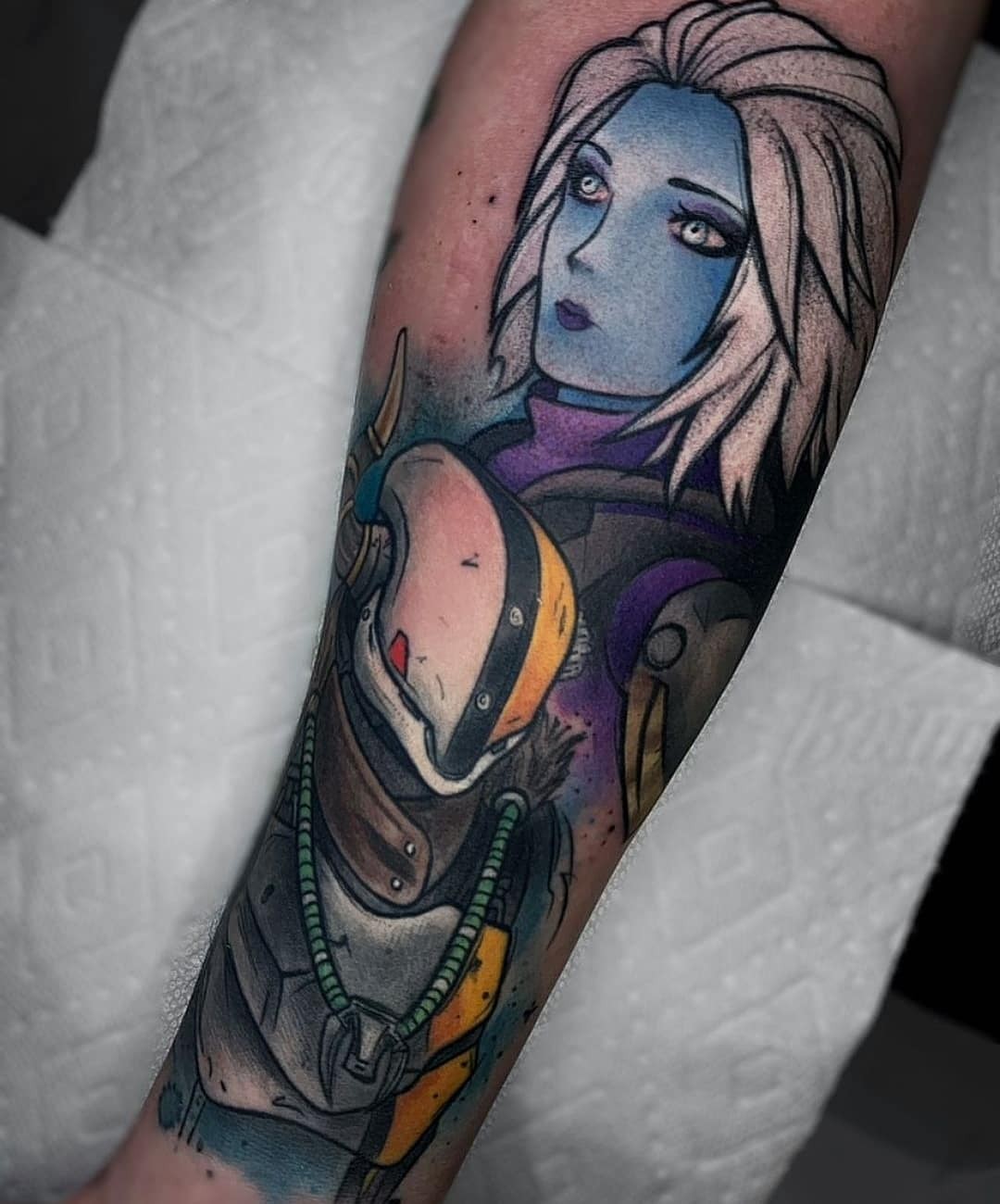 Lord Shaxx And Mara Sov Destiny Tattoo Concept